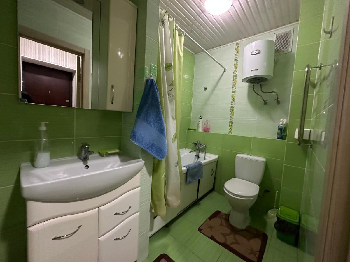 Turksib One-Room Apartment Opposite Almaty Airport מראה חיצוני תמונה